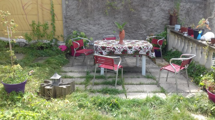 terrasse jardin ceramique